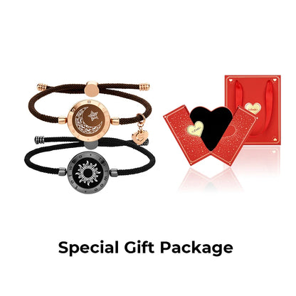 Romantic Couple Gift Smart Bluetooth Bracelets with Vibration Reminder for Ios Android Long Distance