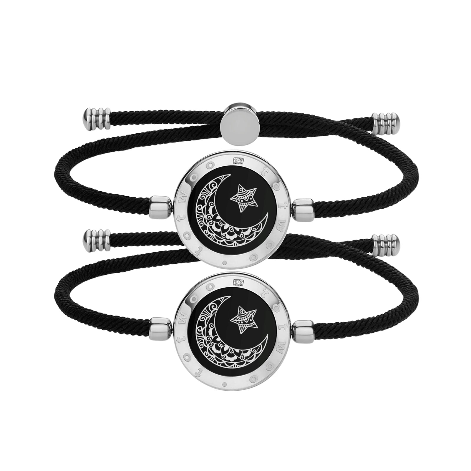 Romantic Couple Gift Smart Bluetooth Bracelets with Vibration Reminder for Ios Android Long Distance